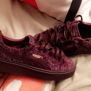 Suede Puma Creepers! Platform!